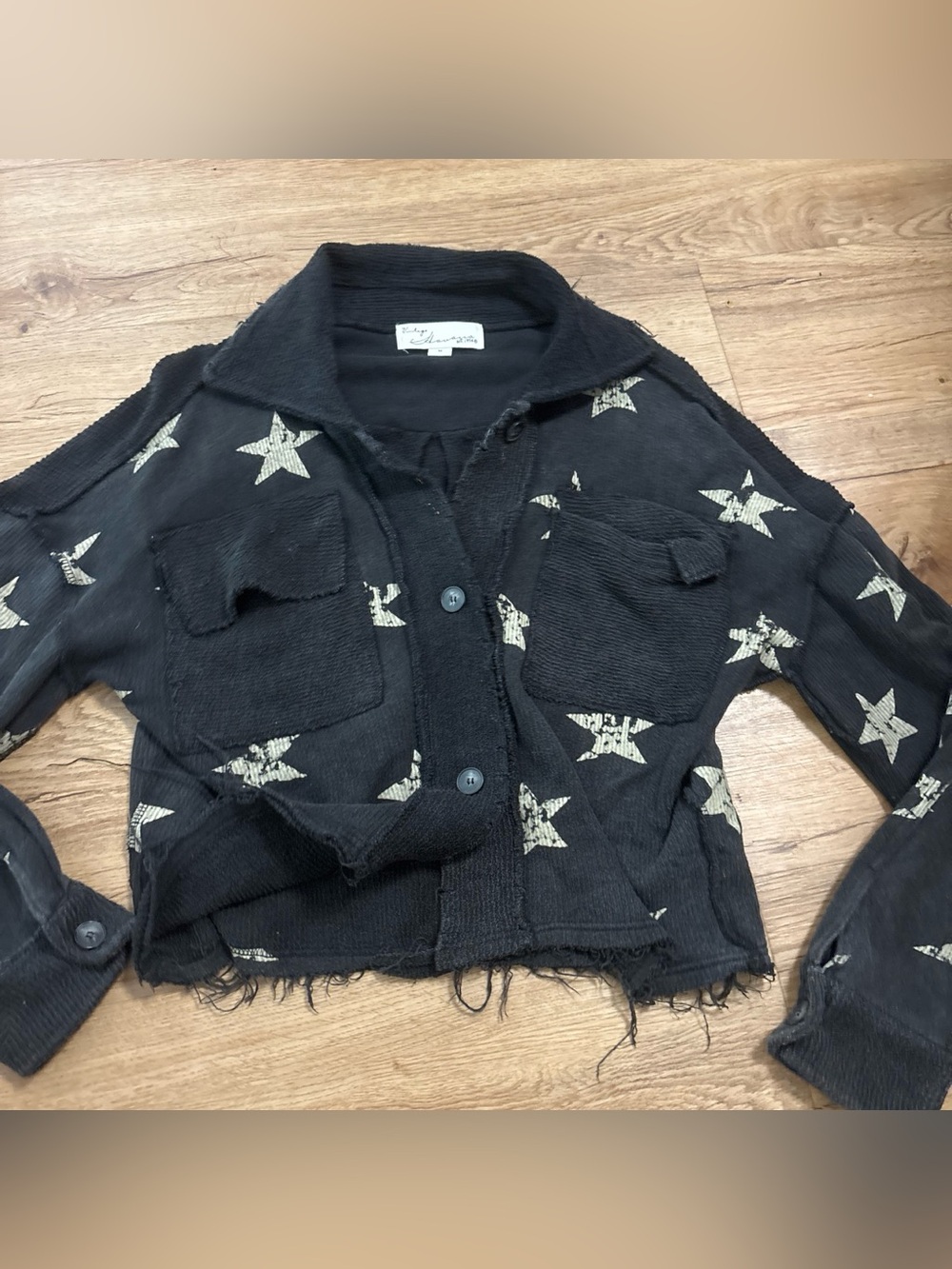 Vintage Havana navy jacket with stars
